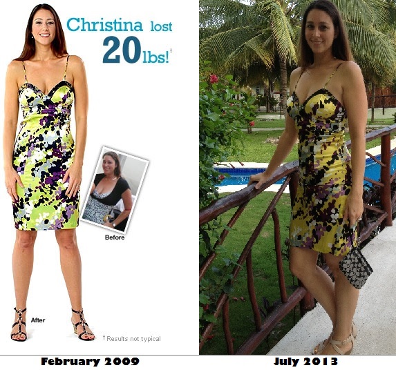 Christina 2009vs2013 @BodyRebooted