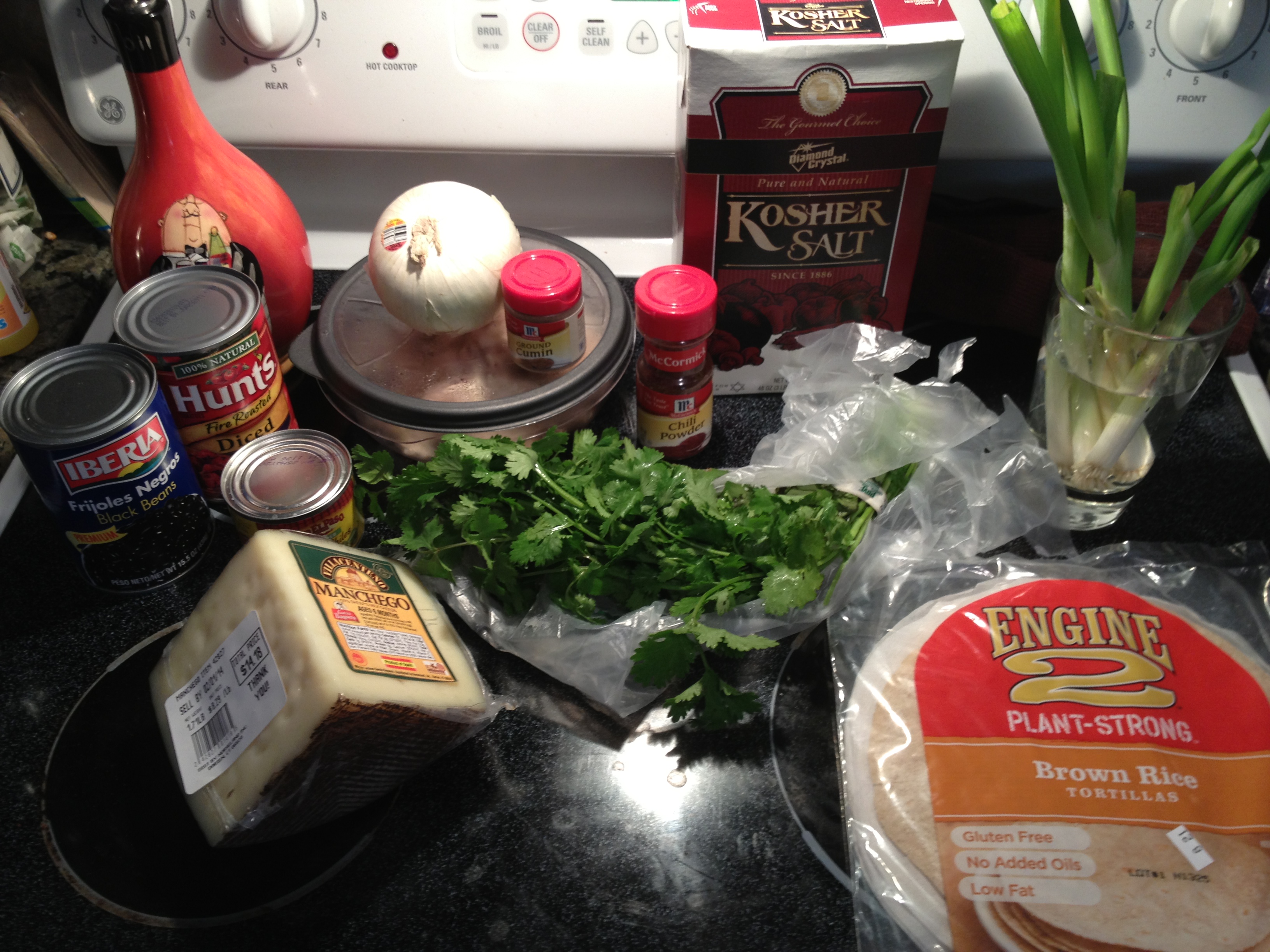 Enchilada Lasagna Ingredients @BodyRebooted