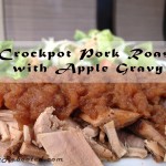 CrockPot Pork Roast with Apple Gravy