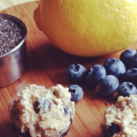 Blueberry Lemon Chia Seed Muffins